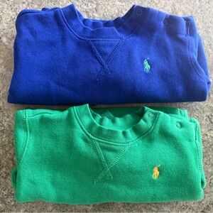 2 x Polo Ralph Lauren sweater Sweatshirts 9 months old baby